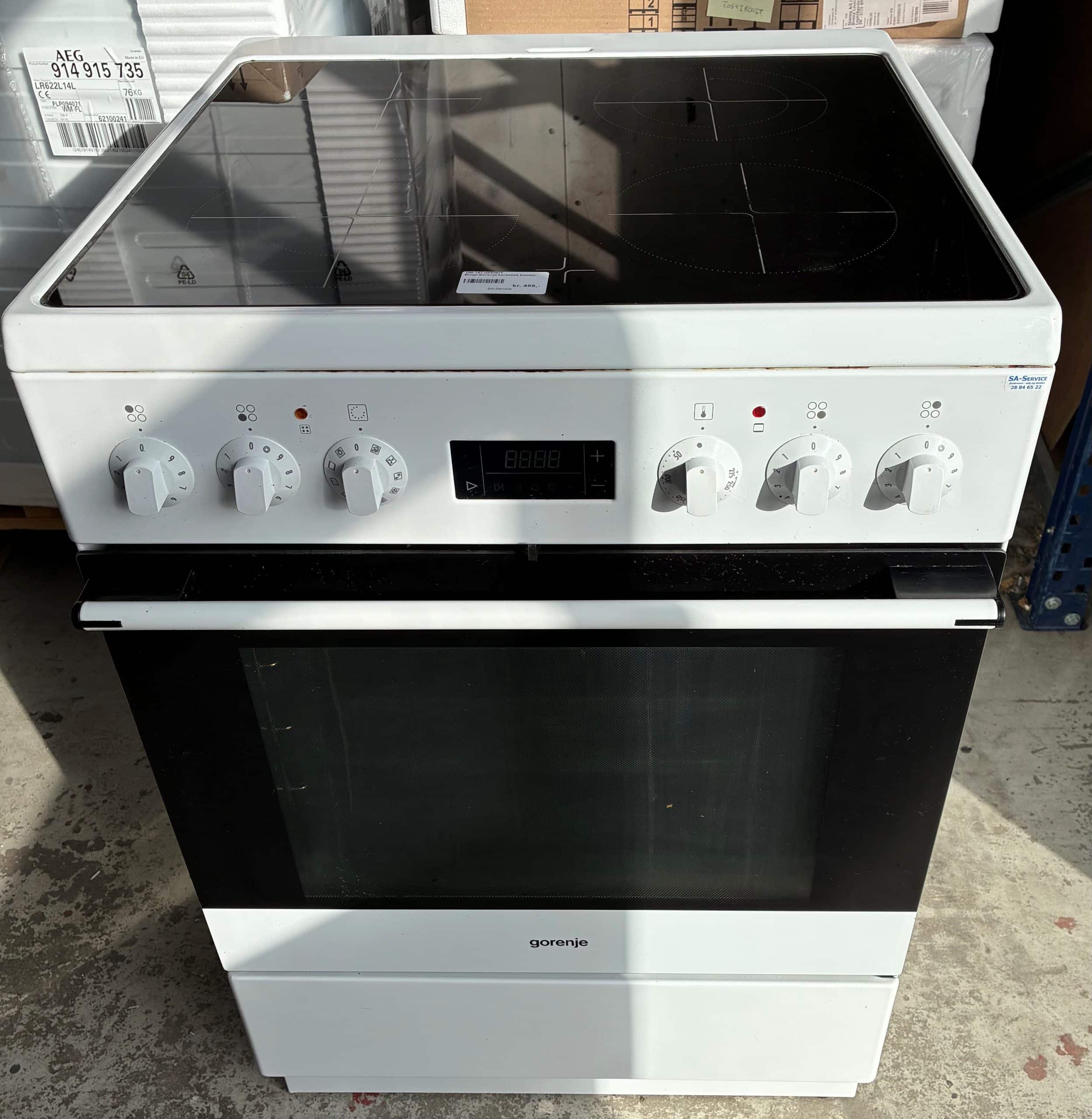 Brugt keramisk komfur Gorenje 100.146